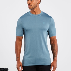 Blue Gym Sport Workout T-Shirt