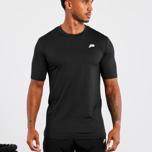 Black Gym Sport Workout T-Shirt