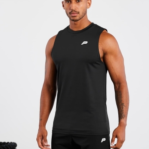 Black Gym Sport Workout Training Tank